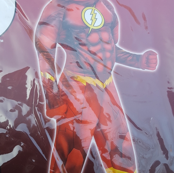 The Flash child deluxe costume new - Picture 5 of 11